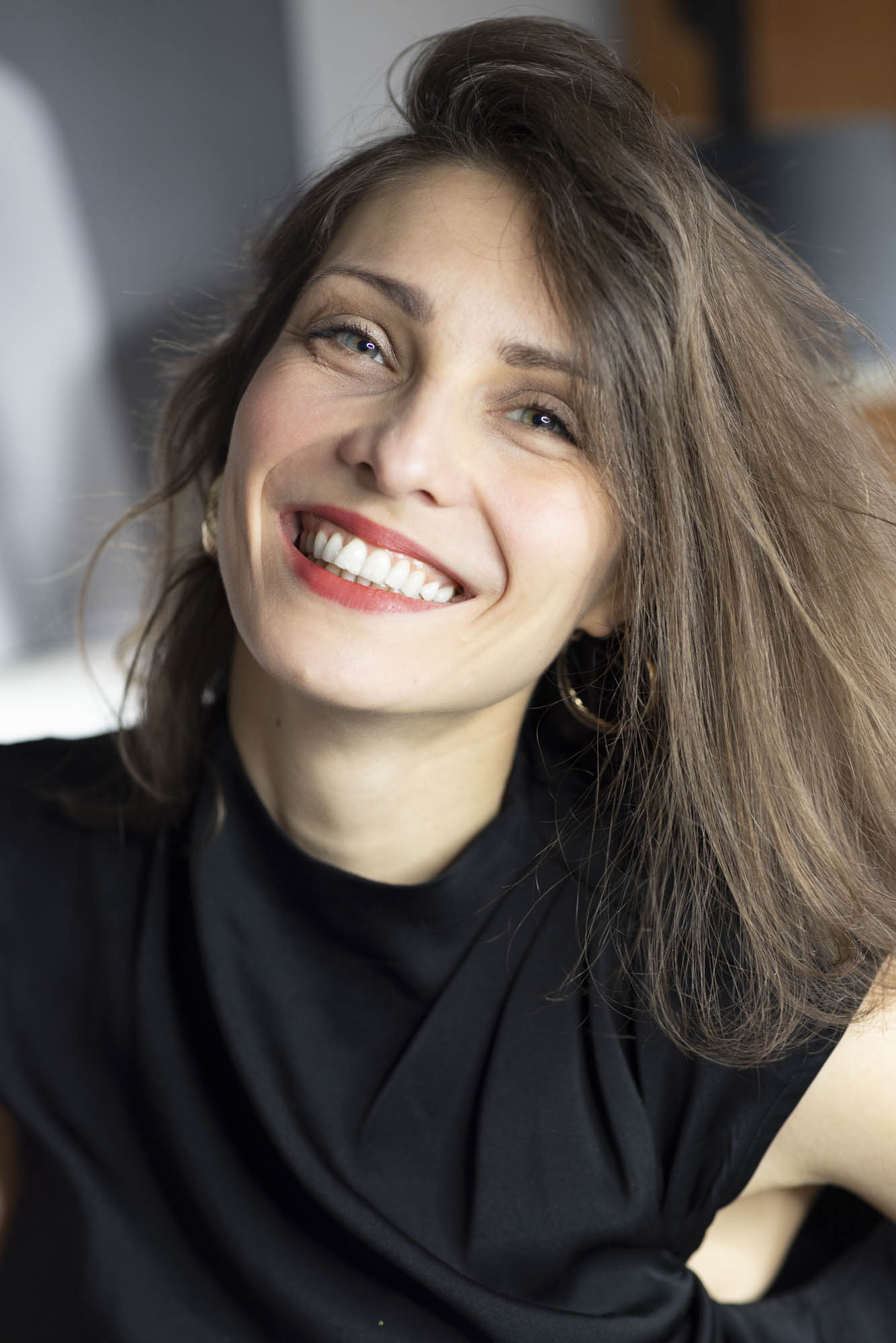 Lachen, Porträtserie München. Foto: Jan E. Siebert